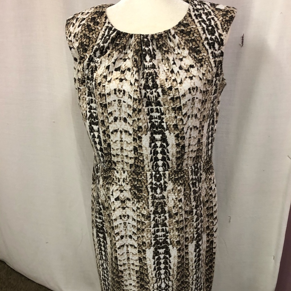 Dana Buchman Animal Print Dress sz 8